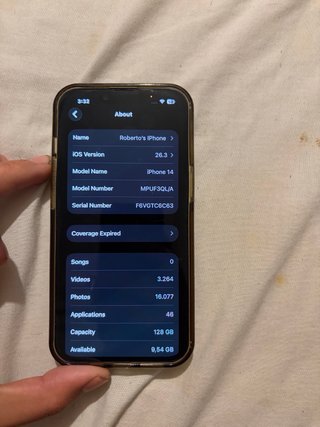 iPhone 14 128GB Negro *negociable*