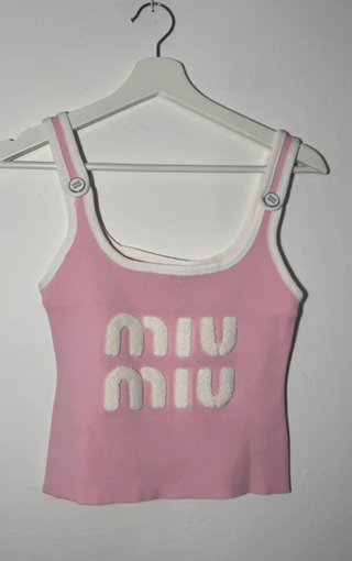 Miu Miu Top Rosa Talla M