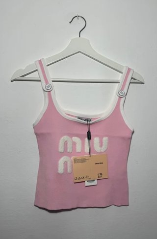 Miu Miu Top Rosa Talla M