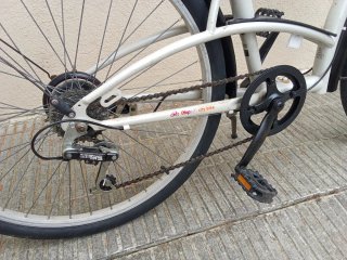BICICLETA URBANA 26" ELOPS 3.  CESTA MIMBRE NUEVA