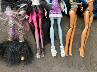 Lotto di 3 bambole Monster High