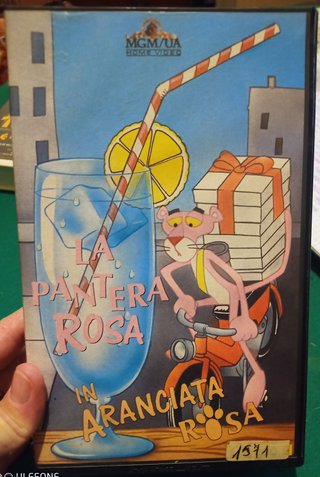 Vhs "La Pantera Rosa in Aranciata Rosa"Ex Nolo
