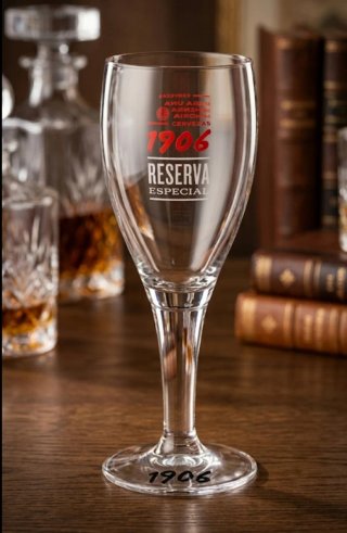12 unidades.Copa Cerveza 1906 Reserva Especial.
