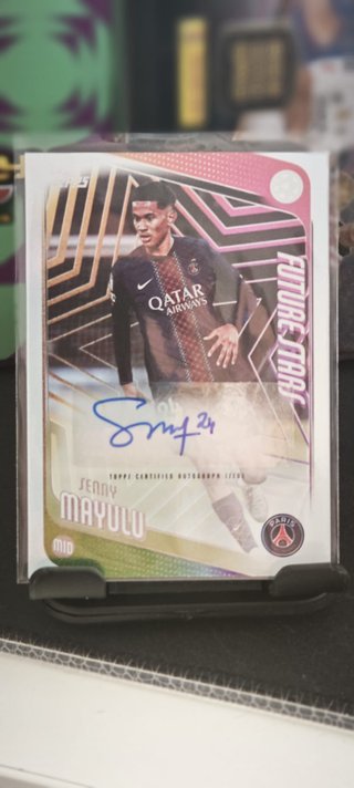 Senny Mayulu Auto Future Star PSG Topps