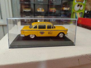 Coche a escala Checker Taxi Chicago 1980