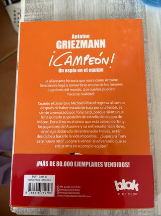 Lote 2 Libros Antoine Griezmann - ¡Campeón!