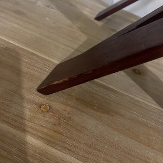 Revistero vintage de madera