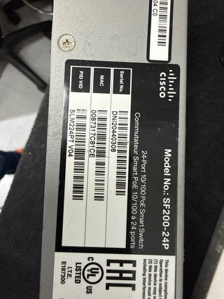 Switch Cisco SF200-24P 24 Puertos PoE