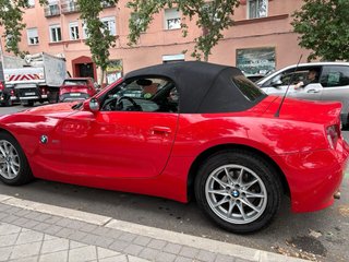 BMW Z4 2007 rojo cabrio