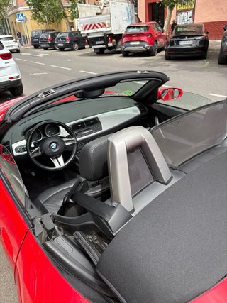 BMW Z4 2007 rojo cabrio