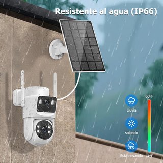 Cámara Solar 2K WiFi PTZ Exterior [PRECINTADO]