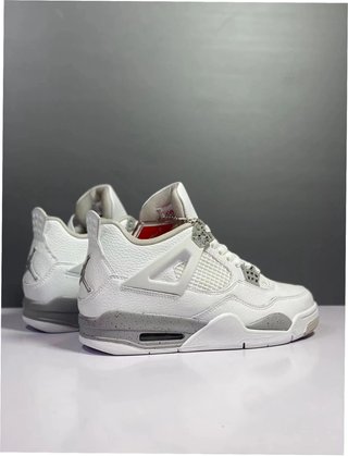 Nike Air Jordan 4 Retro 'White Oreo' Talla 44