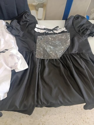 Disfraz negro talla única