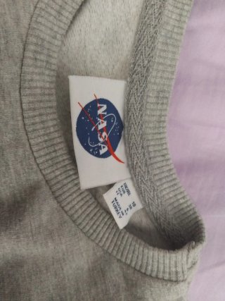 Sudadera NASA Gris Talla Única Sin Estrenar