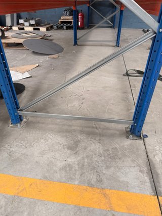 Estantería industrial para palets con tableros