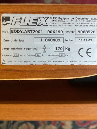 Cama articulada eléctrica Flex+colchón+cabecero