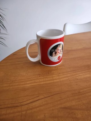 Taza vintage de coca cola