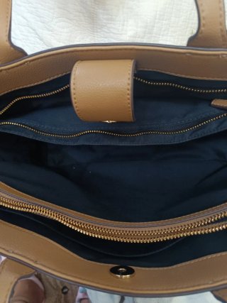 Bolso Tommy Hilfiger Camel Piel