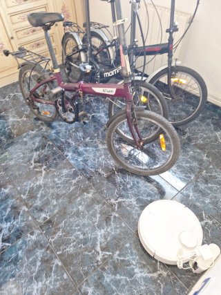 Bicicleta Plegable Btwin Morada