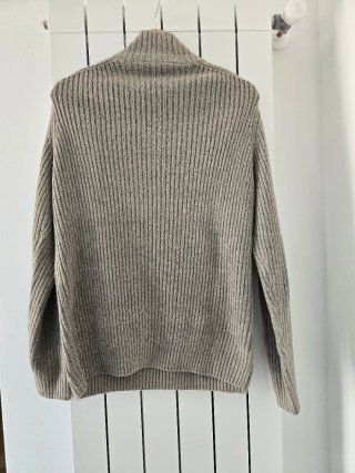 Maglione beige con zip OVS L