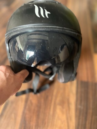Casco de moto MT negro Talla L