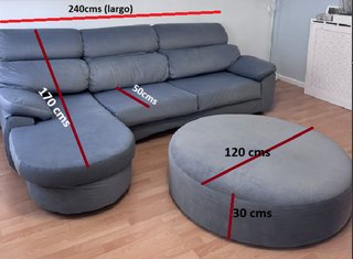 Ottomana y Sofá cama chaiselongue desefundable