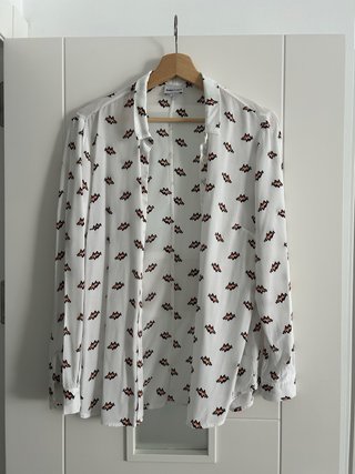Camisa Bimba y Lola blanca estampada