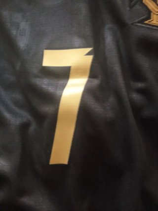 Camiseta Portugal Mundial 2026 Negra Dorada