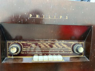 Radio Giradischi Philips Legno Vintage