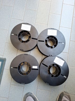 4 Bobine stampa 3D Creality vuote PLA PETG