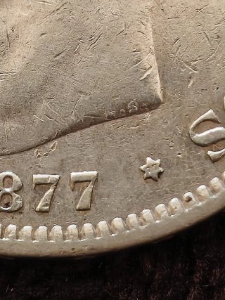 Moneda 5 Pesetas de Plata. Alfonso XII 1877