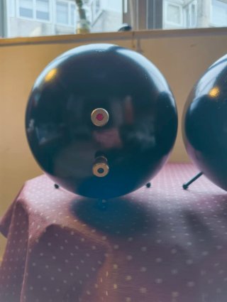 Altavoces Pasivos forma Bubble Negros.
