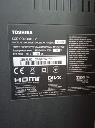 TV Toshiba 32'' Negra