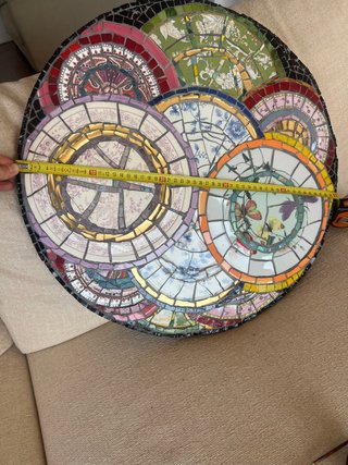 Mesa Artística Mosaico Mexicano Única