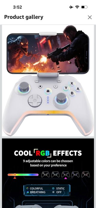 Bcofo Controlador de juego móvil inalámbrico para