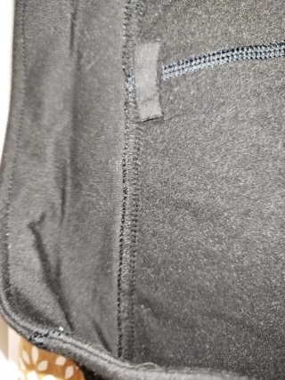 Pantalón de malla deportivo negro invierno