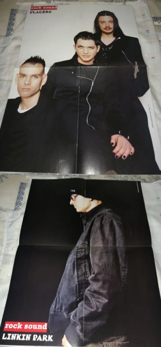 Póster doble cara/Placebo y Linkin Park