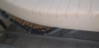 Cama articulada madera y metal