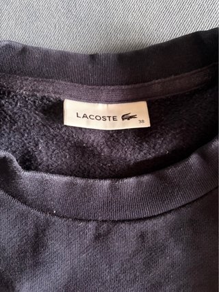 Sudadera Lacoste Mujer Azul Marino