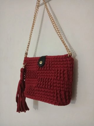 Bolso de trapillo hecho a mano