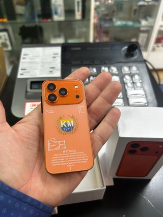 Mini móvil Android iPhone 13 Pro Naranja