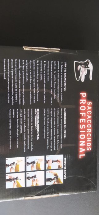 Sacacorchos profesional metal y plástico