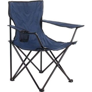 Pack 2 Sillas Plegables Portavasos Azul