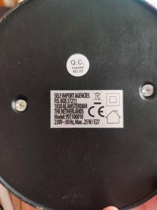 Flexo de escritorio blanco