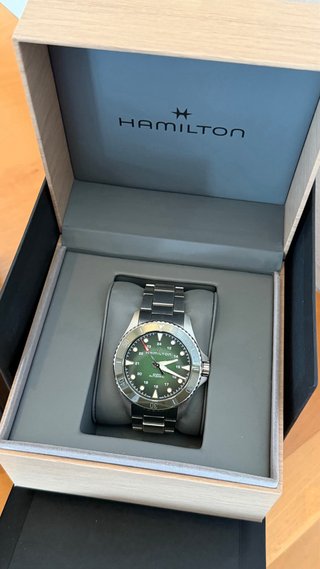Hamilton Khaki Navy Scuba Auto – Full Set – Verde