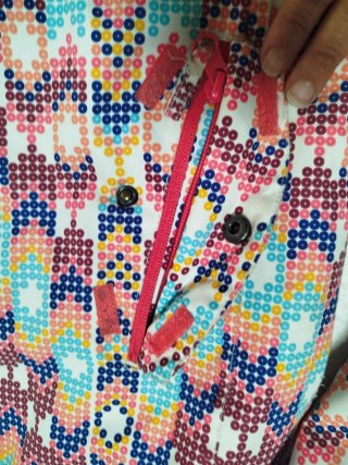 Abrigo niña estampado