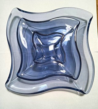 Villeroy & Boch NewWave Set 3 Pz Vetro Blu