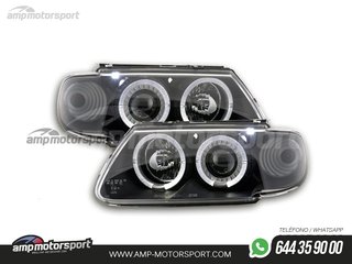 FAROS DELANTEROS OJOS DE ANGEL PARA CITROËN SAXO