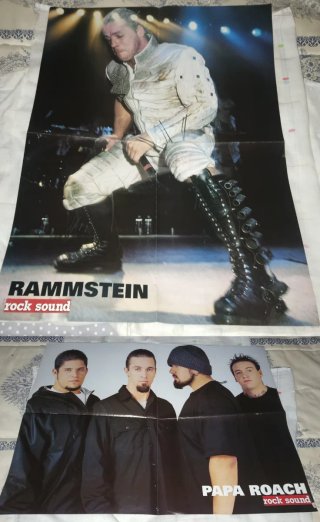 Póster doble cara Rammstein / Papa Roach