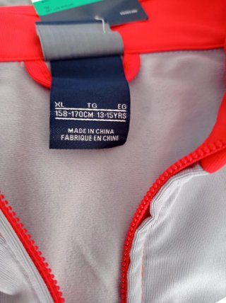 Chándal Nike niño gris y rojo